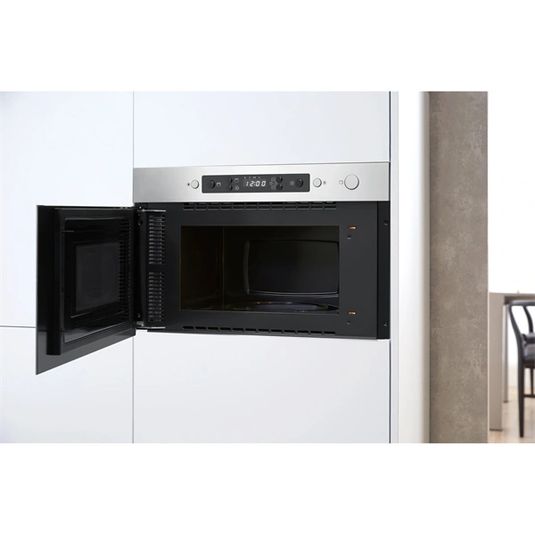 Whirlpool AMW 439/IX 750W 22L inox beépíthető mikrohullámú sütő