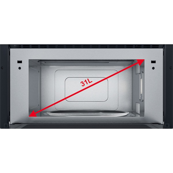 Whirlpool AMW 730/NB 1000W 31L fekete beépíthető mikrohullámú sütő