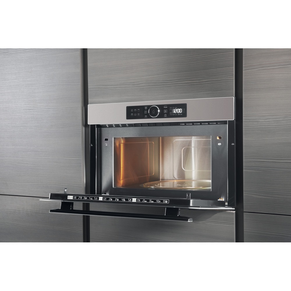 Whirlpool AMW 730/SD 1000W 31L ezüst beépíthető mikrohullámú sütő