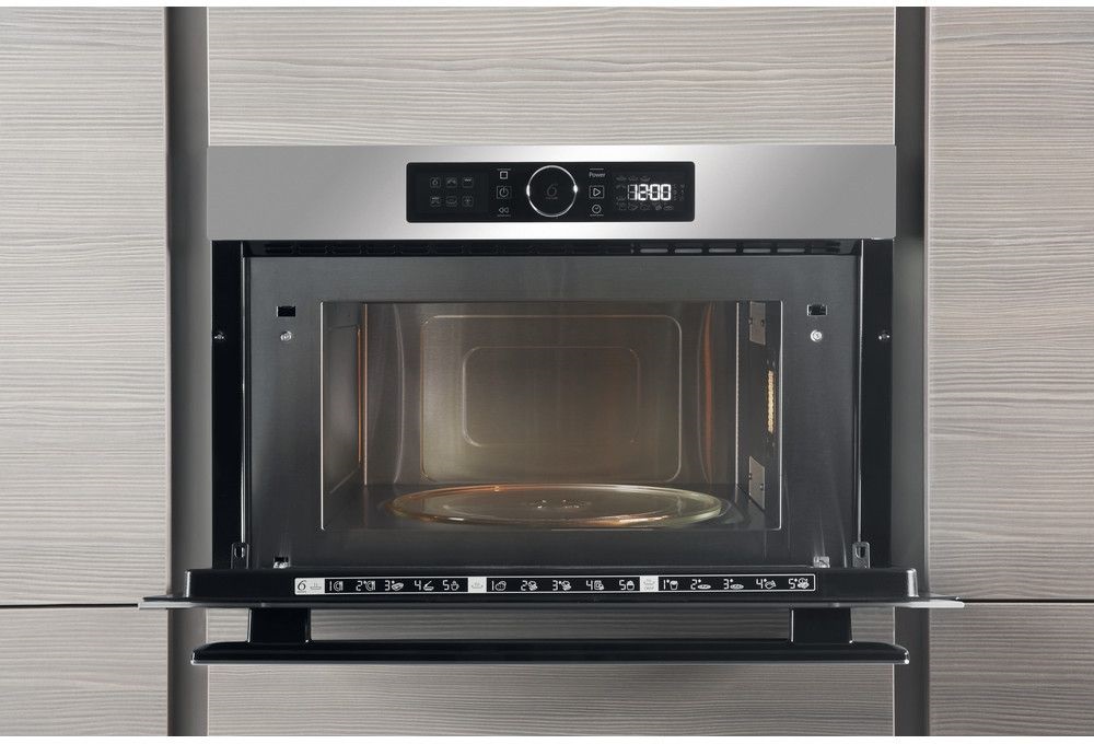 Whirlpool AMW 730/IX 1000W 31L ezüst beépíthető mikrohullámú sütő