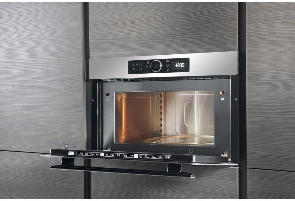 Whirlpool AMW 730/IX 1000W 31L ezüst beépíthető mikrohullámú sütő