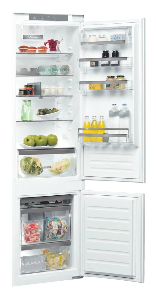 Whirlpool ART 9811 SF2 alulfagyasztós, beépíthető, Hűtő:227L, Fagyasztó:79L, Stop frost hűtőszekrény