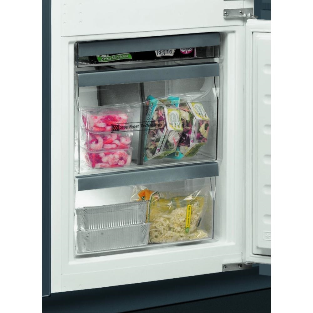 Whirlpool ART 9811 SF2 alulfagyasztós, beépíthető, Hűtő:227L, Fagyasztó:79L, Stop frost hűtőszekrény