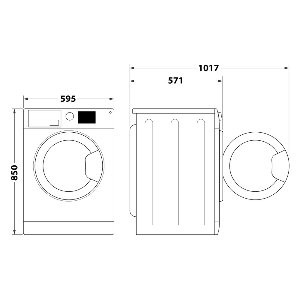 Whirlpool FFB 7259 WV EE fehér, elöltöltős, max.1200ford., 7 kg, mosógép (Újszerű)