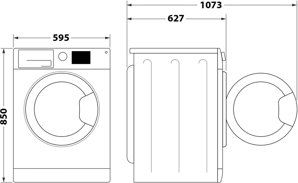 Whirlpool FFB 8489 WV EE fehér, elöltöltős, max.1400ford., 8 kg, mosógép (Újszerű)