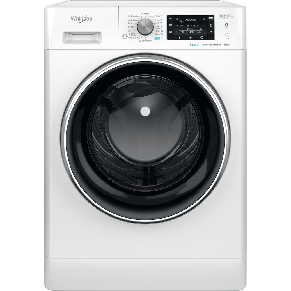 Whirlpool FFD 8469 BCV EE fehér, elöltöltős, max.1200ford., 8 kg, mosógép
