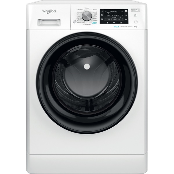 Whirlpool FFD 8648 BV EE fehér, elöltöltős, max.1600ford., 8 kg, mosógép (Újszerű)