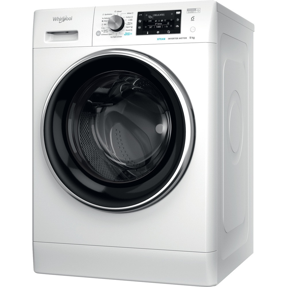 Whirlpool FFD 9469 BCV EE fehér, elöltöltős, max.1200ford., 9 kg, mosógép
