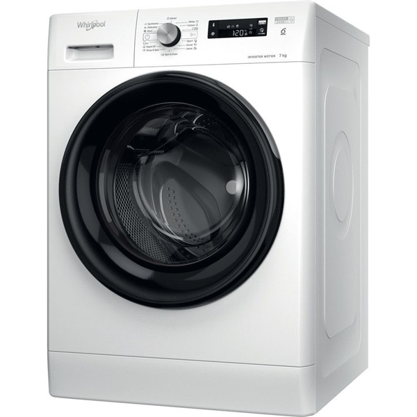 Whirlpool FFS 7259 B EE fehér, elöltöltős, max.1200ford., 7 kg, mosógép (Újszerű)