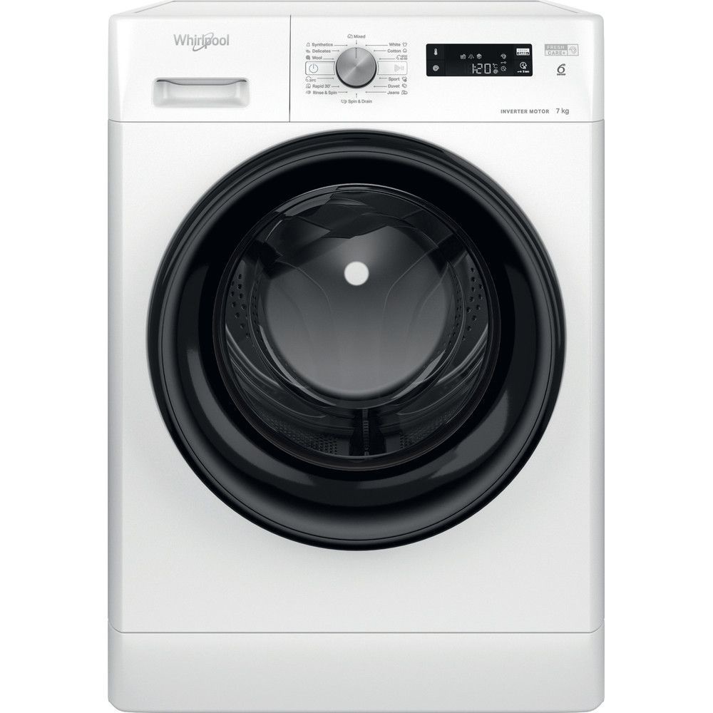 Whirlpool FFS 7259 B EE fehér, elöltöltős, max.1200ford., 7 kg, mosógép (Újszerű)