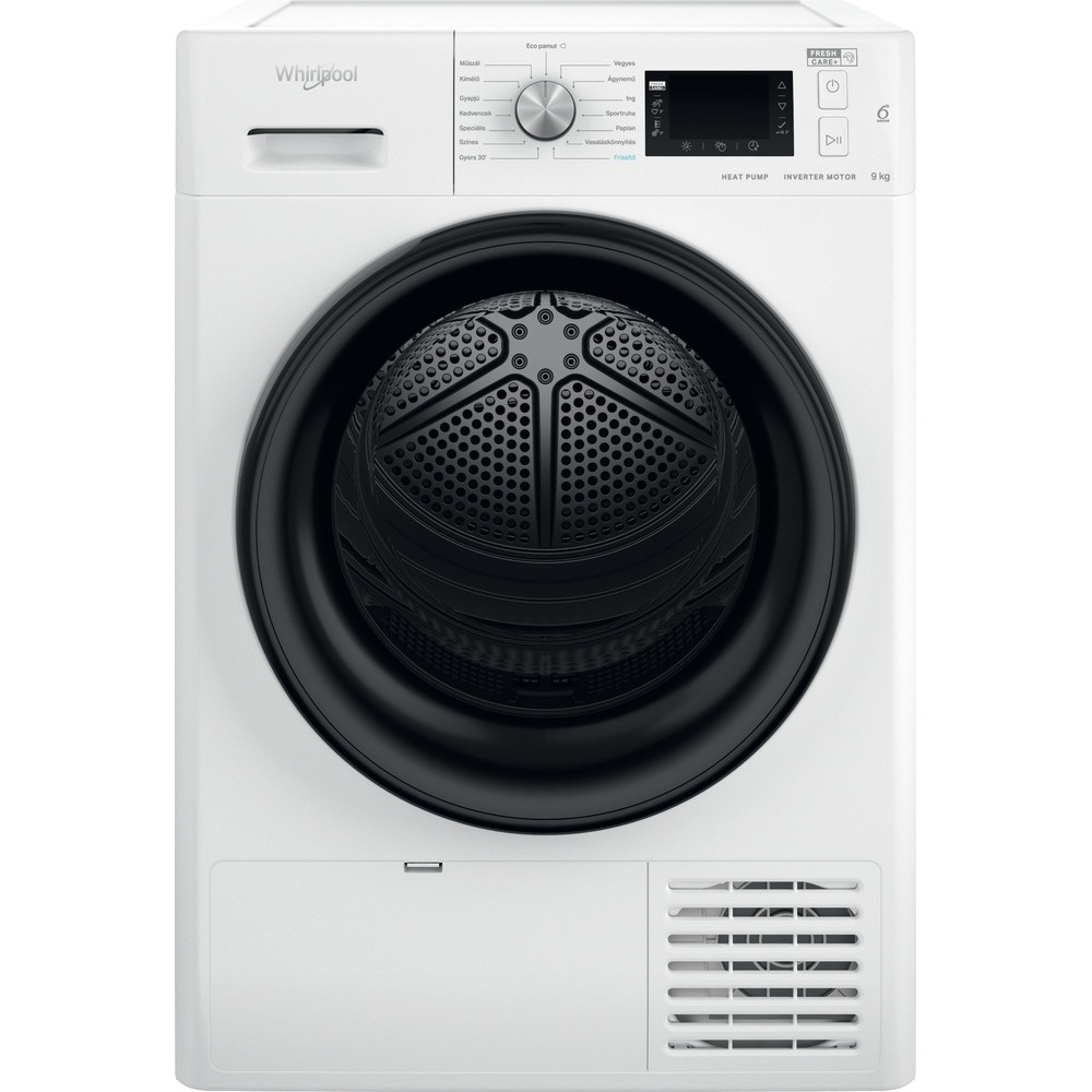 Whirlpool FFT D 9X3B HU fehér, 9 kg, hőszivattyús, szárítógép