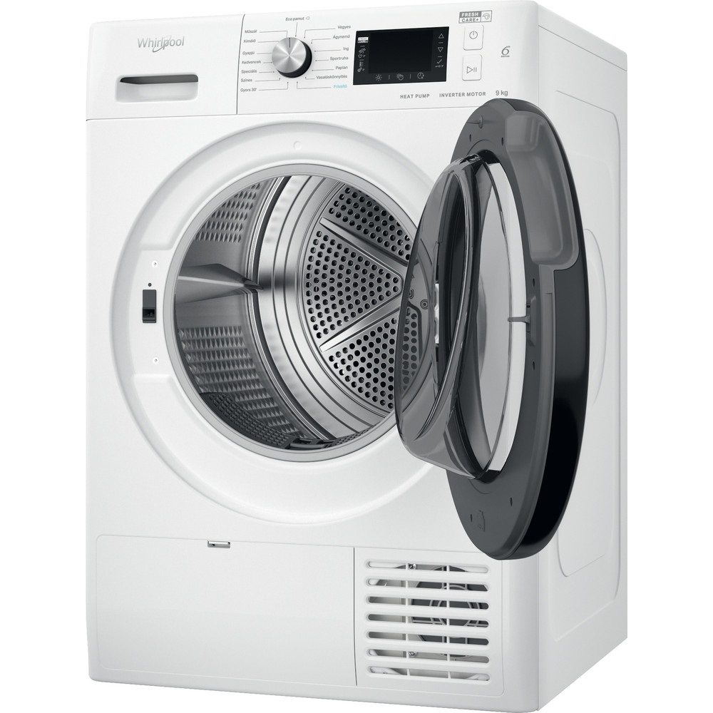 Whirlpool FFT D 9X3B HU fehér, 9 kg, hőszivattyús, szárítógép