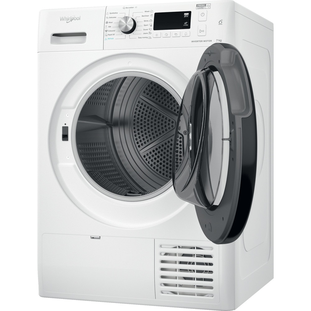 Whirlpool FFT M11 72B EE fehér, 7 kg, hőszivattyús, szárítógép
