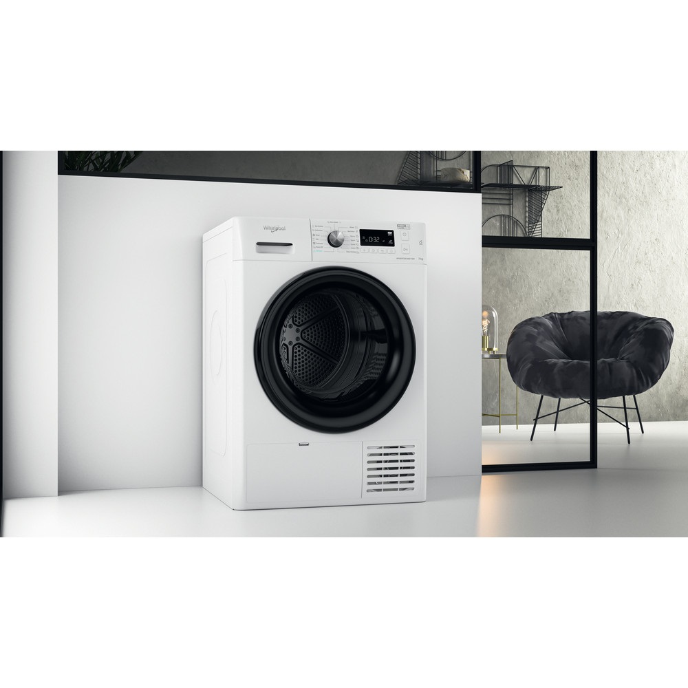 Whirlpool FFT M11 72B EE fehér, 7 kg, hőszivattyús, szárítógép