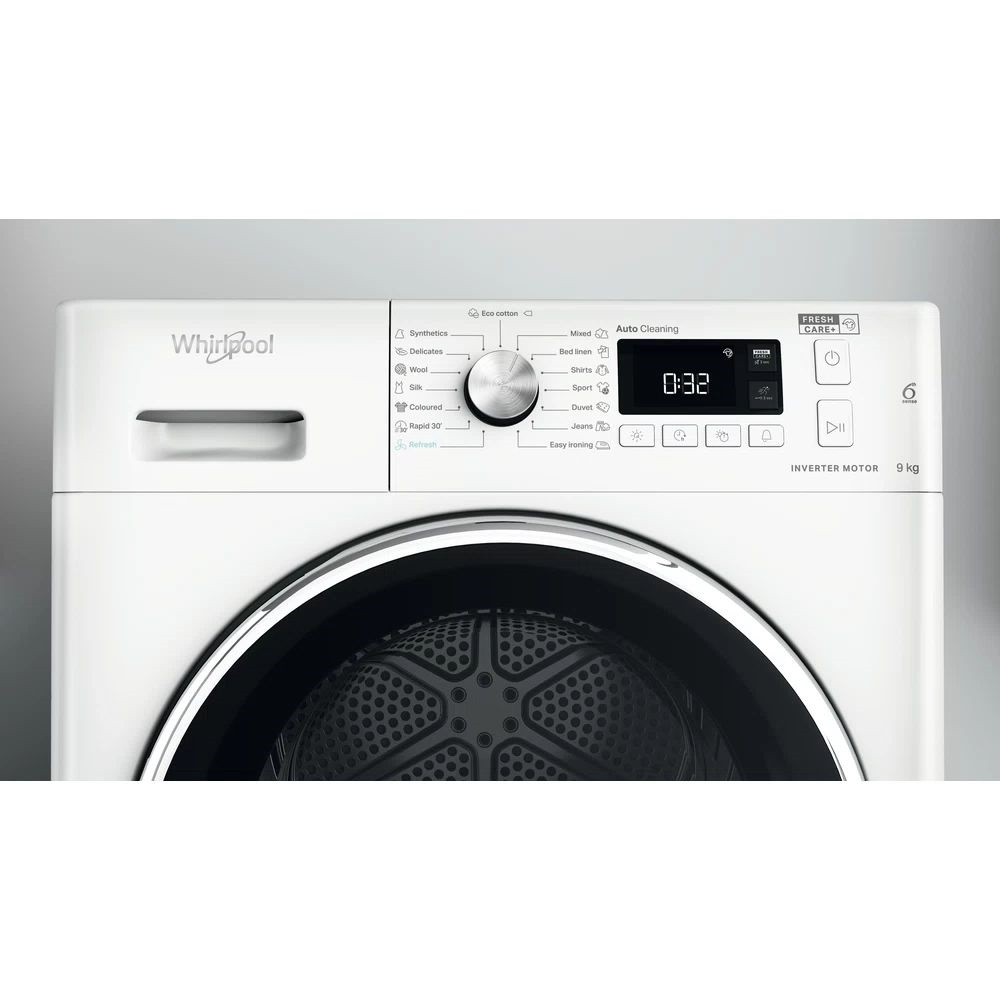 Whirlpool FFT M11 9X3BXY EE fehér, 9 kg, hőszivattyús, szárítógép