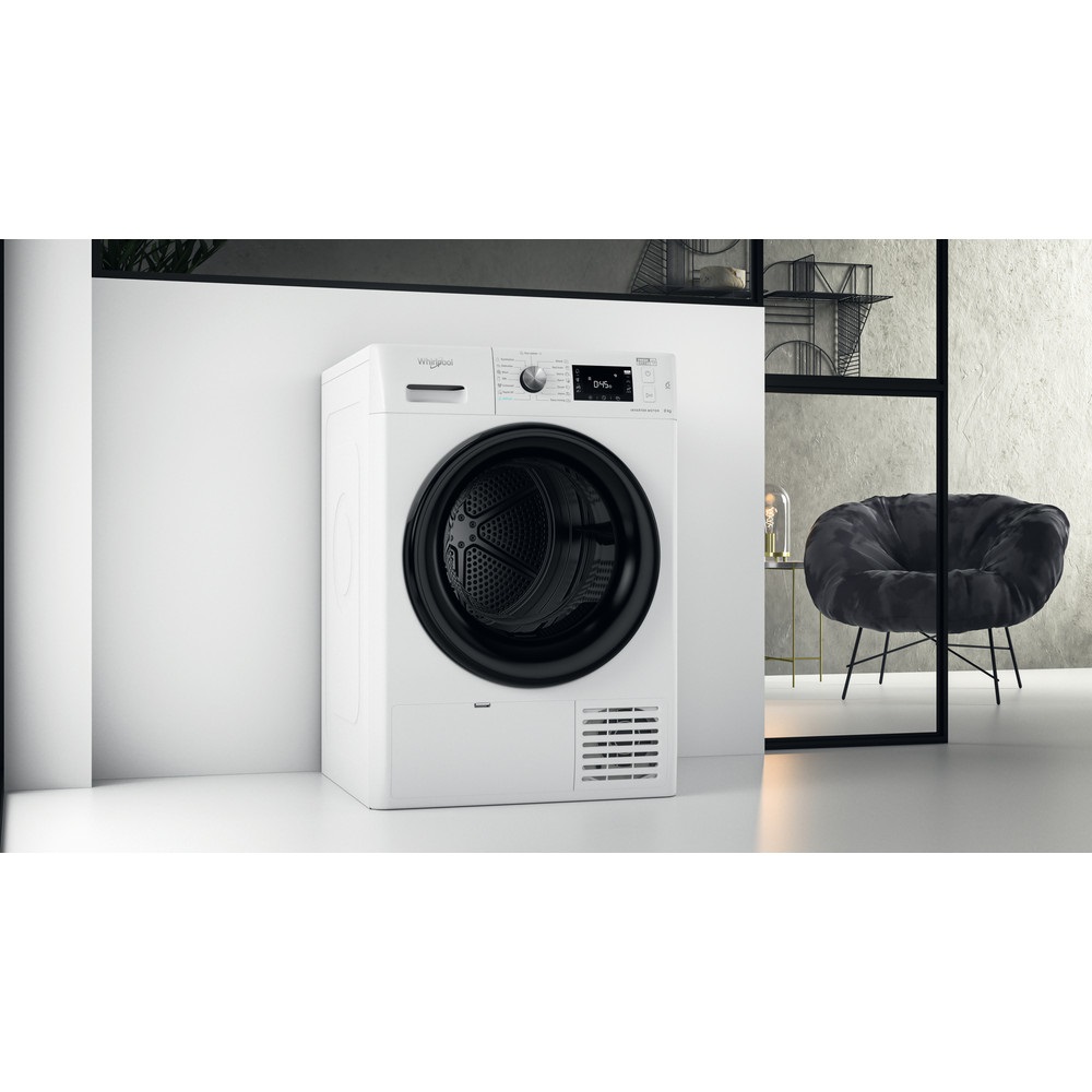 Whirlpool FFT M22 8X3B EE fehér, 8 kg, hőszivattyús, szárítógép