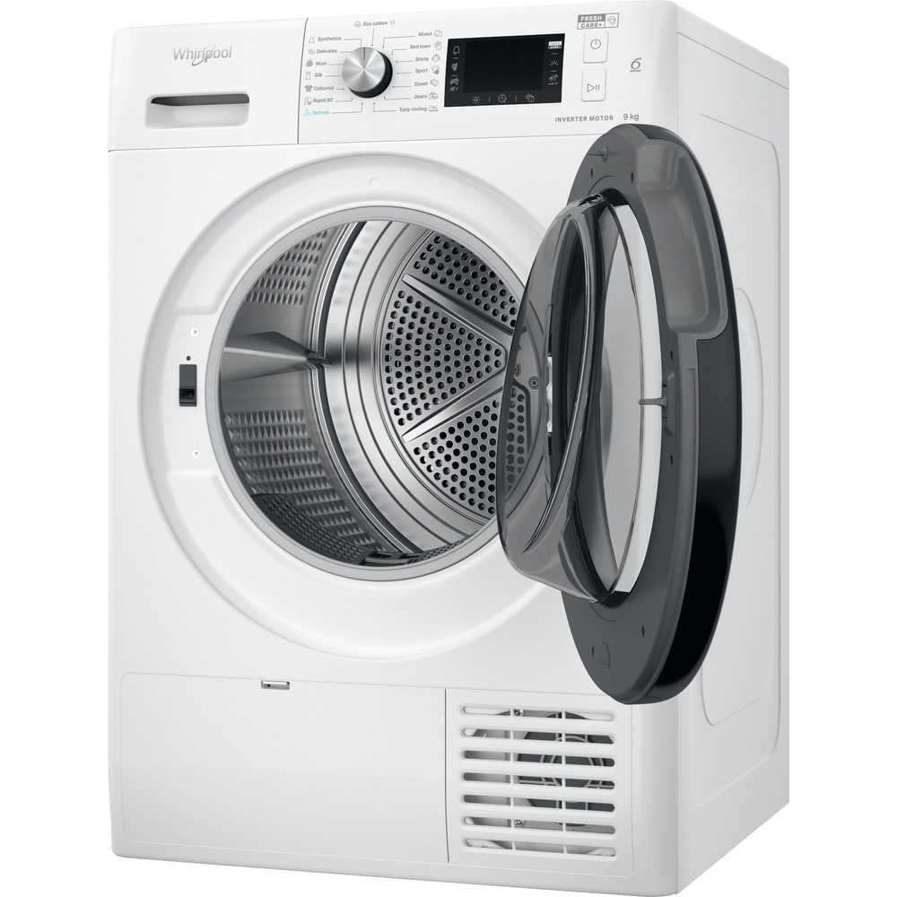 Whirlpool FFT M22 9X2B EE fehér, 9 kg, hőszivattyús, szárítógép