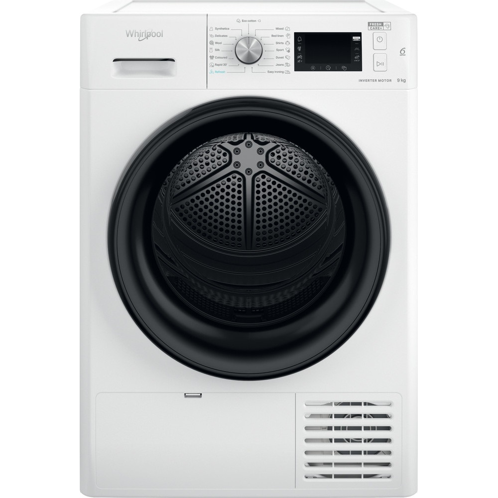 Whirlpool FFT M22 9X3B EE fehér, 9 kg, hőszivattyús, szárítógép