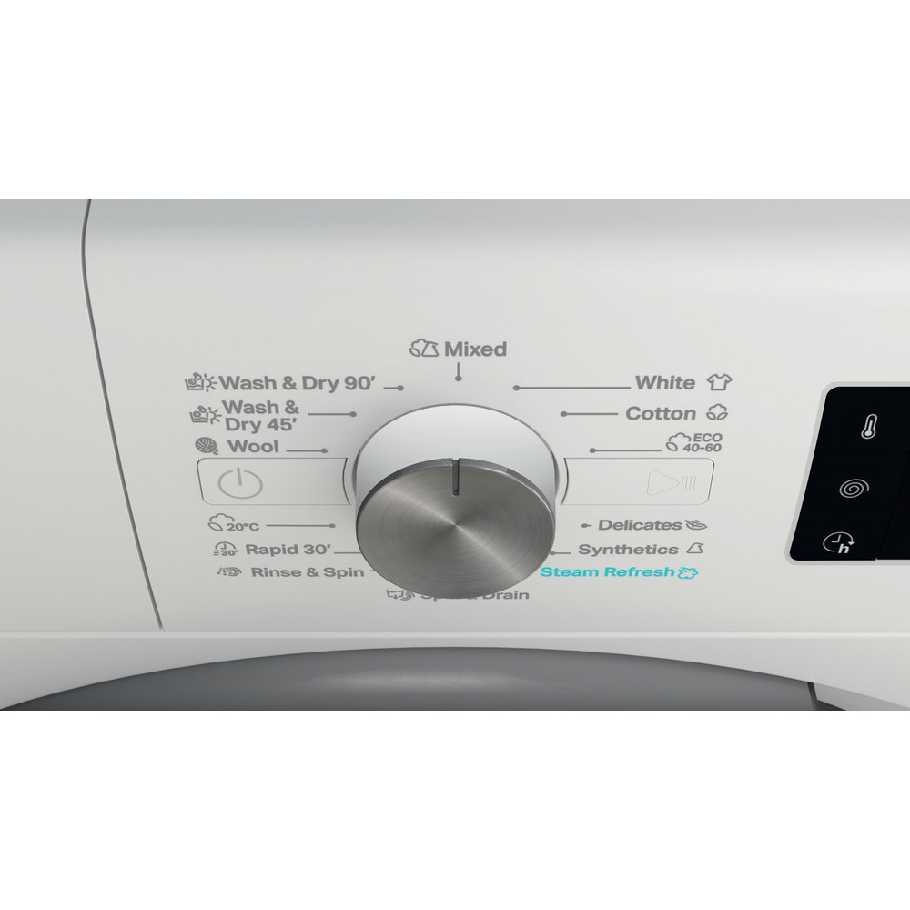 Whirlpool FFWDB 976258 SV EE fehér, elöltöltős, max.1600ford., 9 kg/7 kg, mosó-szárítógép