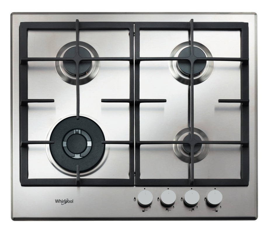 Whirlpool GMA 6422/IX inox, beépíthető, gáz, főzőzóna: 3 +1 wok égőfej, beépíthető méret: 56cm, főzőlap