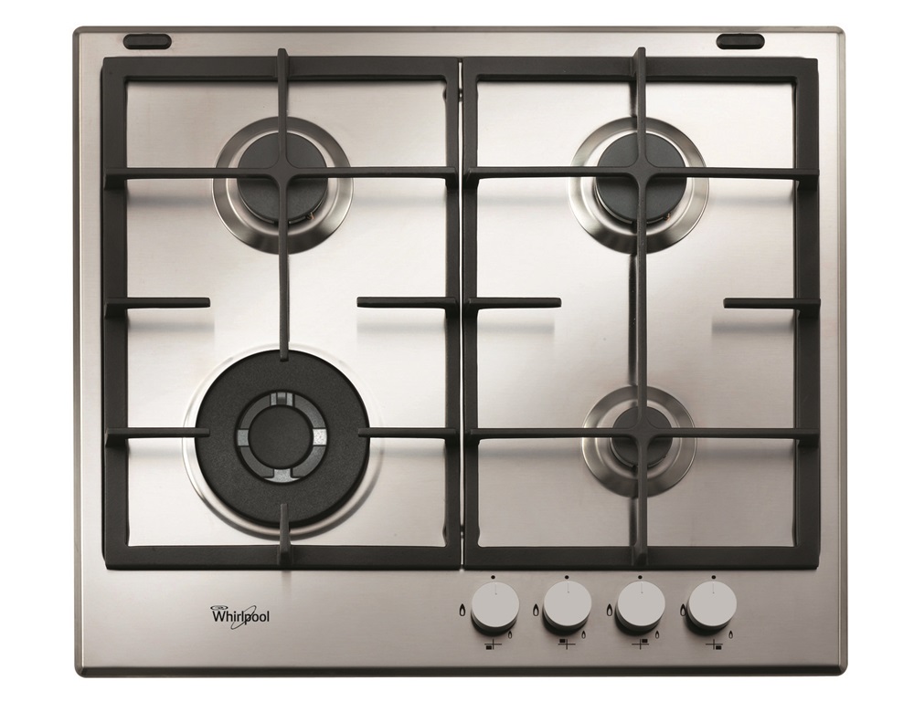 Whirlpool GMA 6422/IX inox, beépíthető, gáz, főzőzóna: 3 +1 wok égőfej, beépíthető méret: 56cm, főzőlap