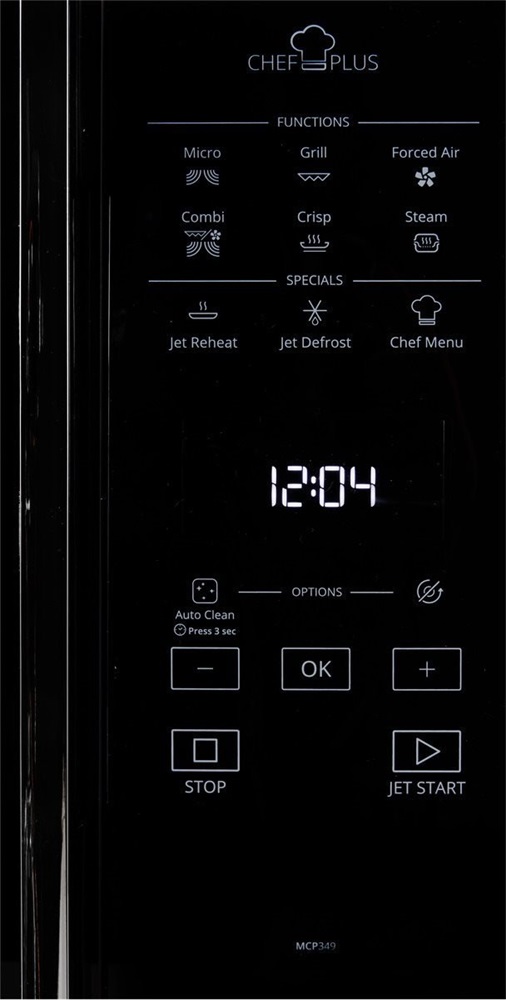 Whirlpool MCP 349 BL 800W 25L fekete mikrohullámú sütő