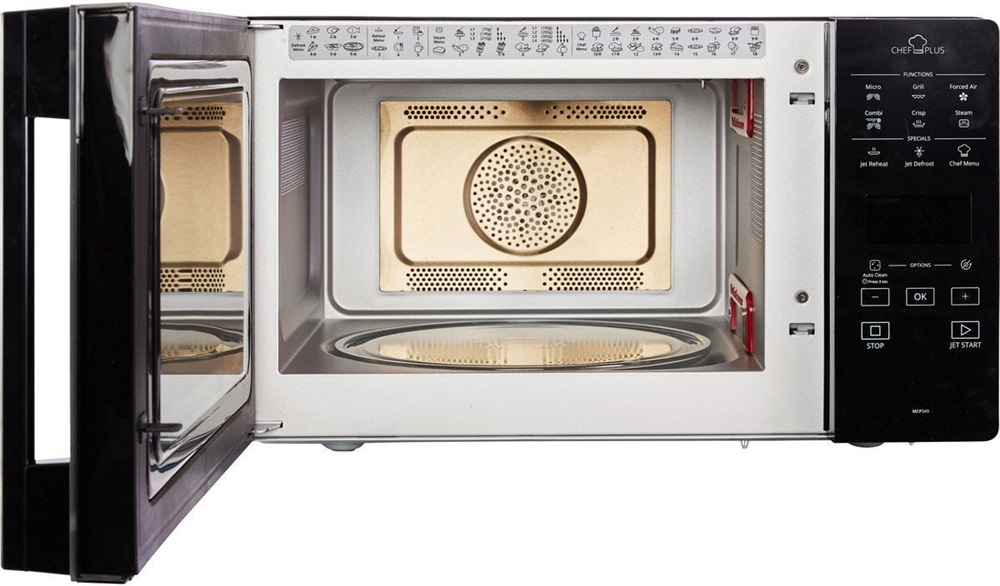 Whirlpool MCP 349 BL 800W 25L fekete mikrohullámú sütő