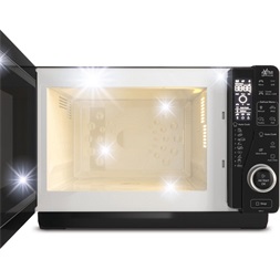 Whirlpool MWF 421 BL 800W 25L fekete mikrohullámú sütő