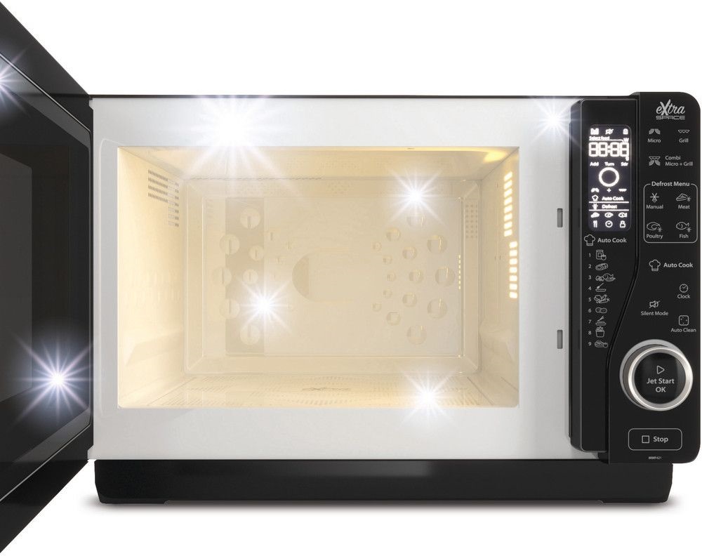 Whirlpool MWF 421 BL 800W 25L fekete mikrohullámú sütő