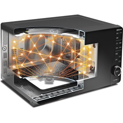 Whirlpool MWF 421 BL 800W 25L fekete mikrohullámú sütő