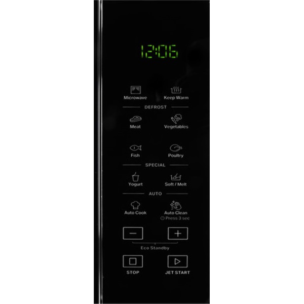 Whirlpool MWP 251 SB 900W 25L fekete mikrohullámú sütő