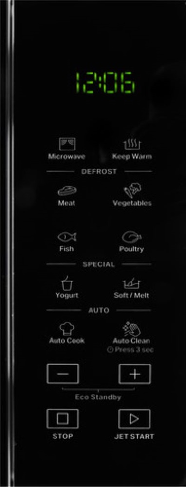 Whirlpool MWP 251 SB 900W 25L fekete mikrohullámú sütő