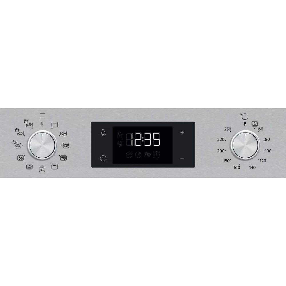Whirlpool OAS KC8V1SW IX inox, beépíthető, sütőtér: 71L, grill, légkeverés, katalitikus, sütő