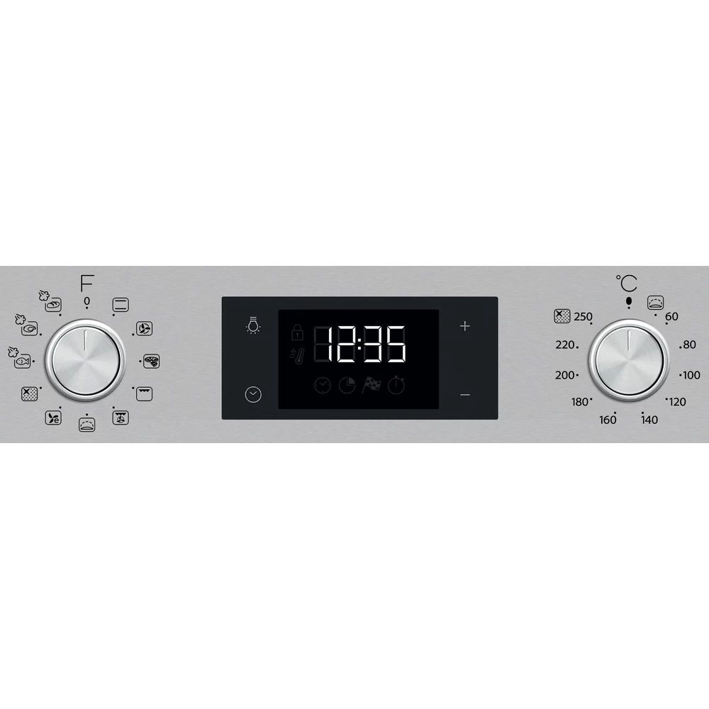 Whirlpool OAS KP8V1SW IX inox, beépíthető, sütőtér: 71L, grill, pirolitikus, sütő