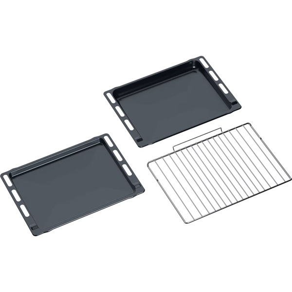 Whirlpool OMK38HU0X inox-fekete, beépíthető, sütőtér: 71 liter, grill, légkeverés sütő