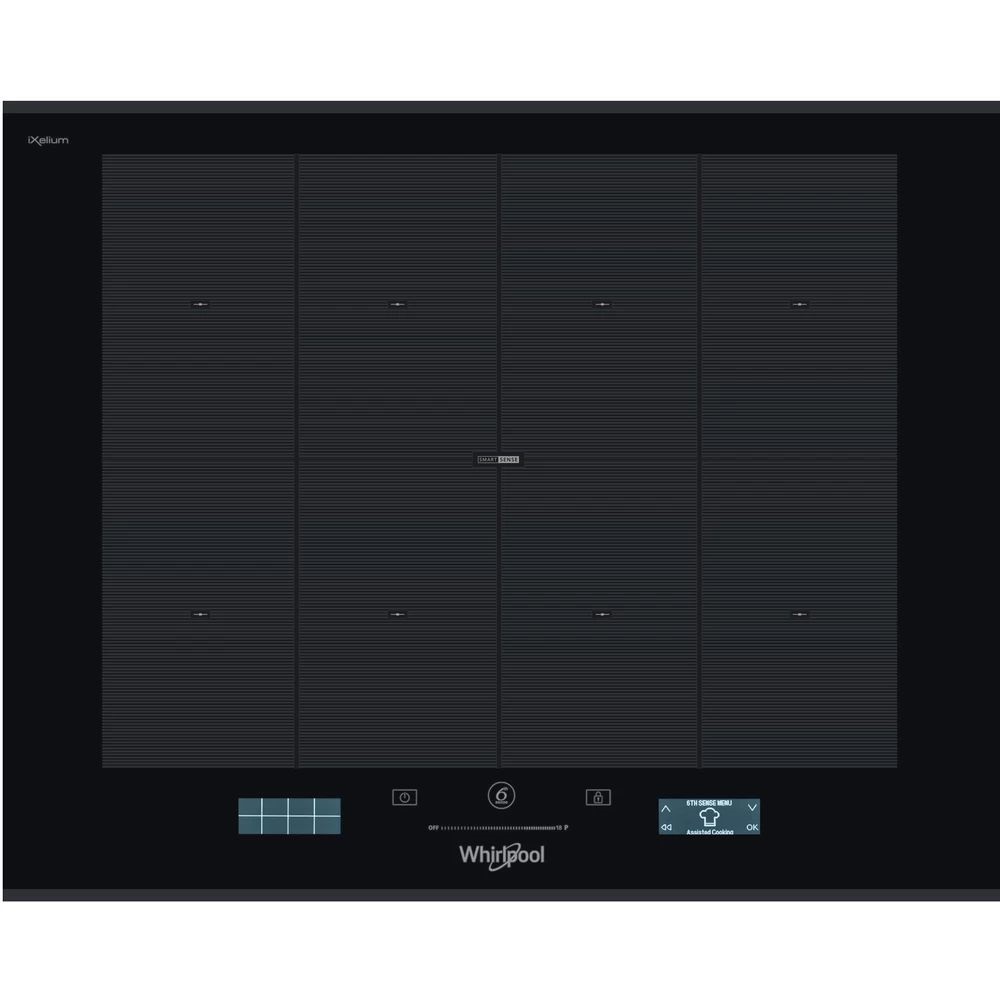 Whirlpool SMP 658C/BT/IXL fekete, beépíthető, indukciós, főzőzóna: 8, beépíthető méret: 56cm, főzőlap