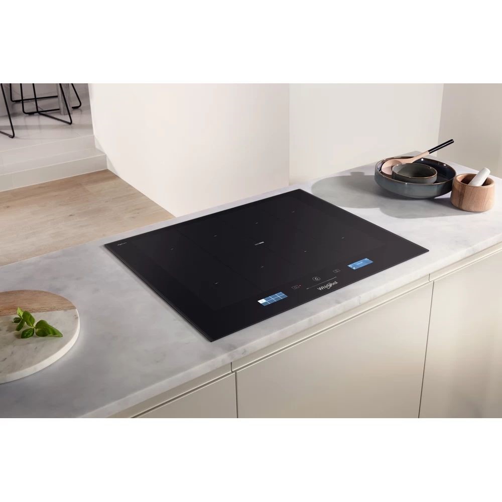 Whirlpool SMP 658C/BT/IXL fekete, beépíthető, indukciós, főzőzóna: 8, beépíthető méret: 56cm, főzőlap