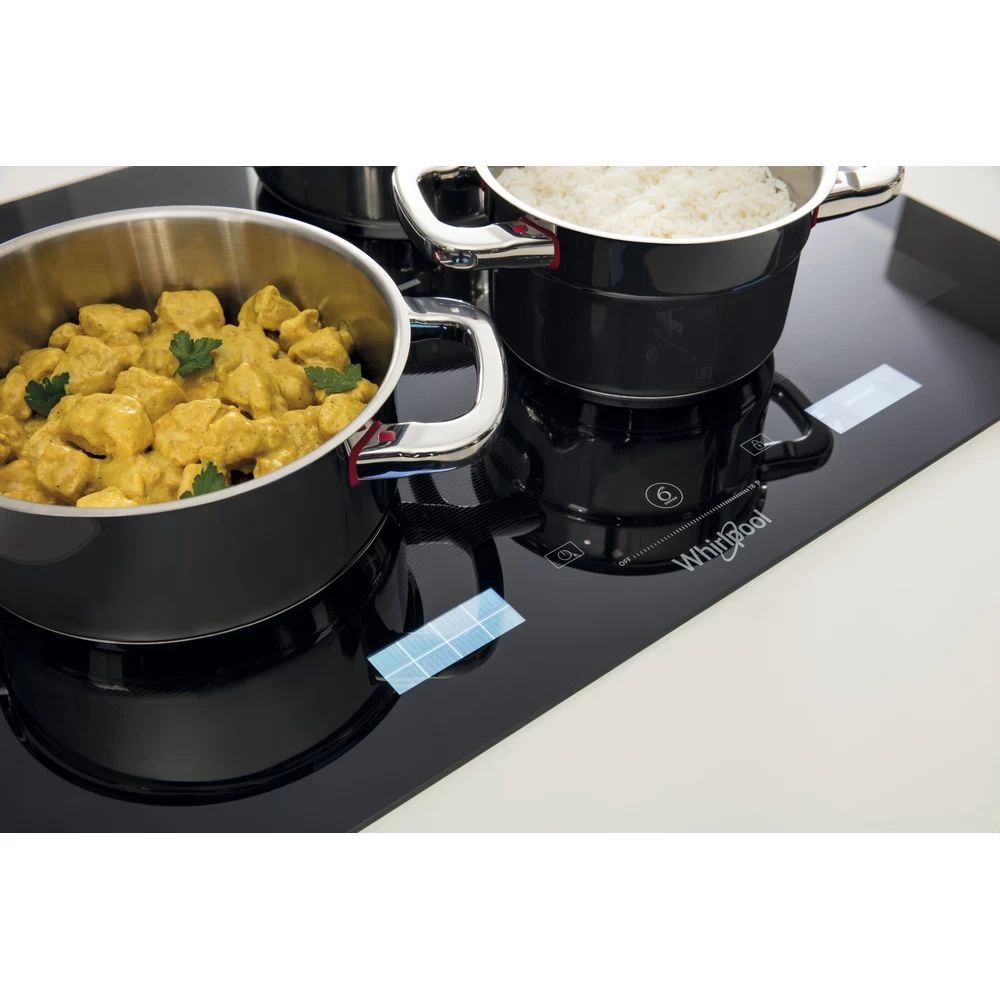 Whirlpool SMP 658C/BT/IXL fekete, beépíthető, indukciós, főzőzóna: 8, beépíthető méret: 56cm, főzőlap