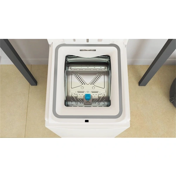 Whirlpool TDLR 7220SS EU/N fehér, felültöltős, max.1200ford., 7 kg, mosógép (Újszerű)