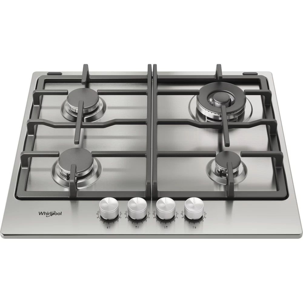 Whirlpool TKRL 661 IX EU inox, beépíthető, gáz, főzőzóna: 3 +1 wok égőfej, beépíthető méret: 56cm, főzőlap