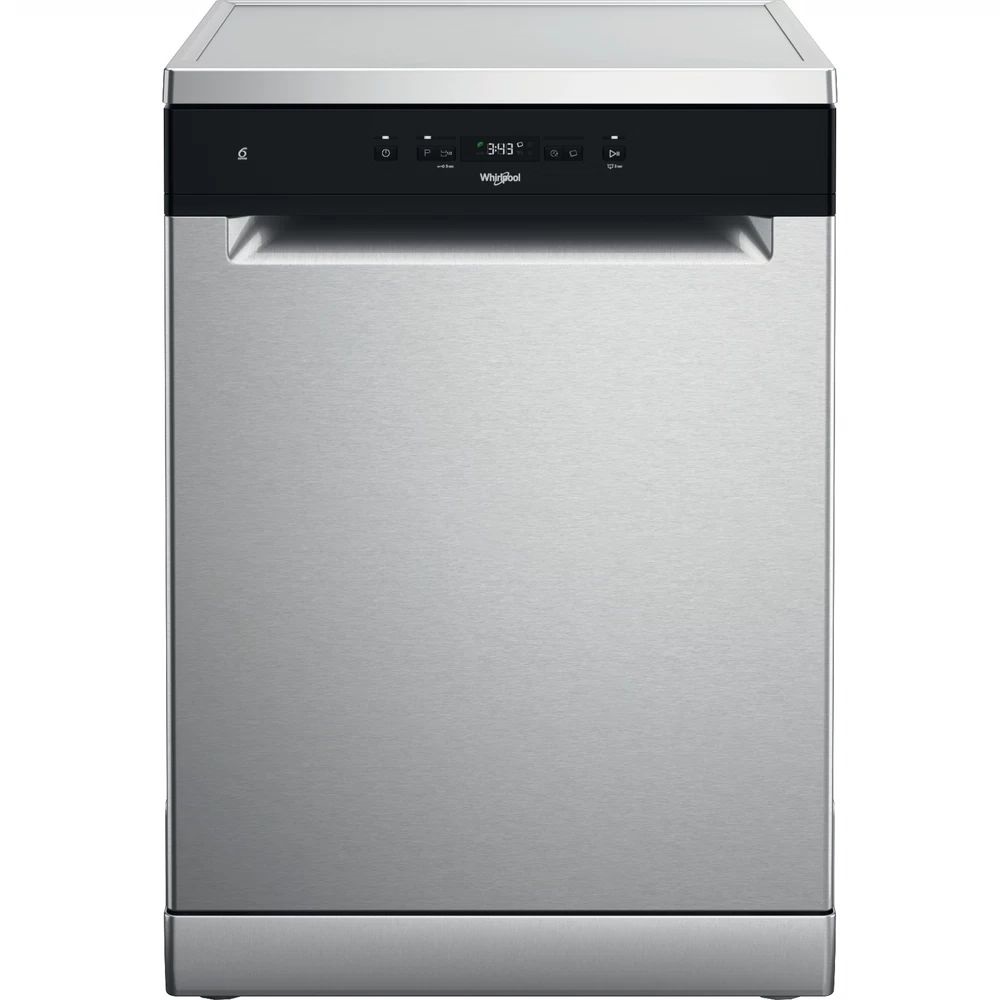 Whirlpool W2F HD624 X inox, programok száma: 9, szabadonálló, 14 terítékes mosogatógép (Újszerű)