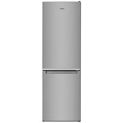 Whirlpool W5 821EOX 2 inox, alulfagyasztós, Hűtő:228L, Fagyasztó:111L, Stop frost hűtőszekrény
