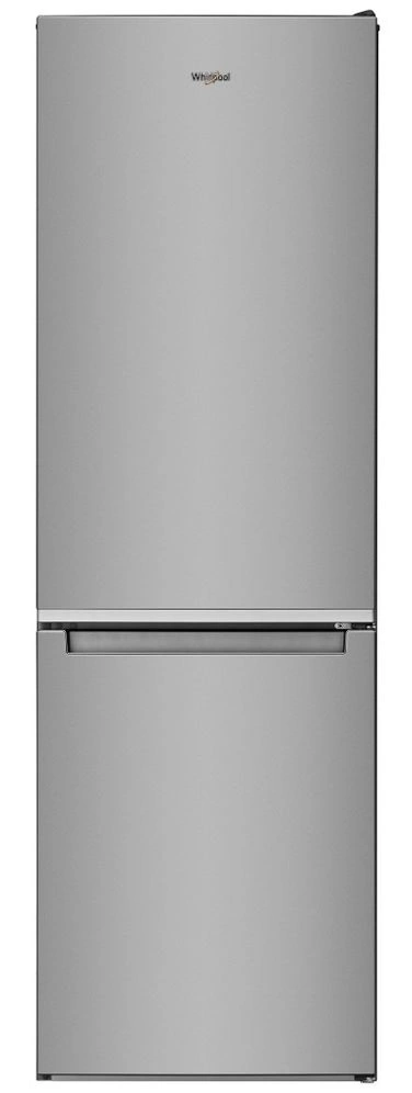 Whirlpool W5 821EOX 2 inox, alulfagyasztós, Hűtő:228L, Fagyasztó:111L, Stop frost hűtőszekrény