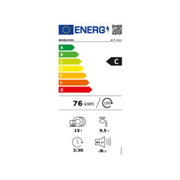 Whirlpool W7F HS41 15 terítékes mosogatógép