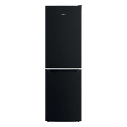 Whirlpool W7X 82I K fekete, alulfagyasztós, Hűtő:231L, Fagyasztó:104L, hűtőszekrény