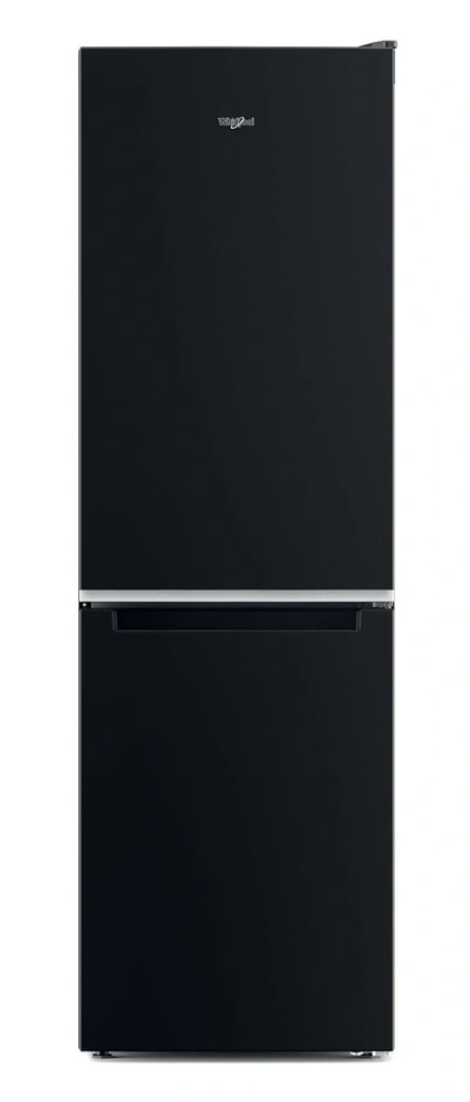 Whirlpool W7X 82I K fekete, alulfagyasztós, Hűtő:231L, Fagyasztó:104L, hűtőszekrény