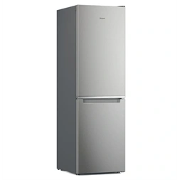 Whirlpool W7X 82I OX inox, alulfagyasztós, Hűtő:231L, Fagyasztó:104L, No frost hűtőszekrény (Használt - A)