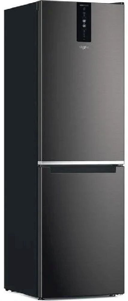 Whirlpool W7X 83T KS fekete, alulfagyasztós, Hűtő:231L, Fagyasztó:104L, No frost hűtőszekrény (Újszerű)