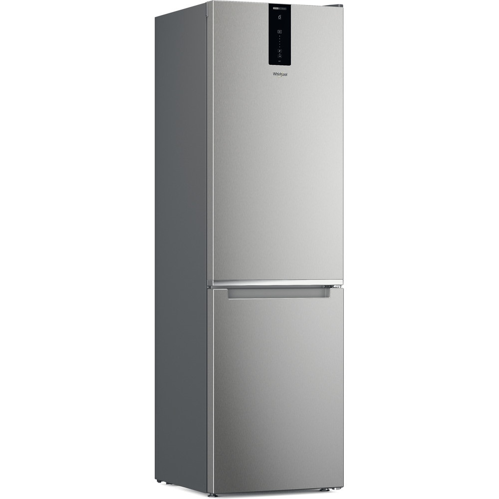 Whirlpool W7X 92O OX inox, alulfagyasztós, Hűtő:263L, Fagyasztó:104L, No frost hűtőszekrény