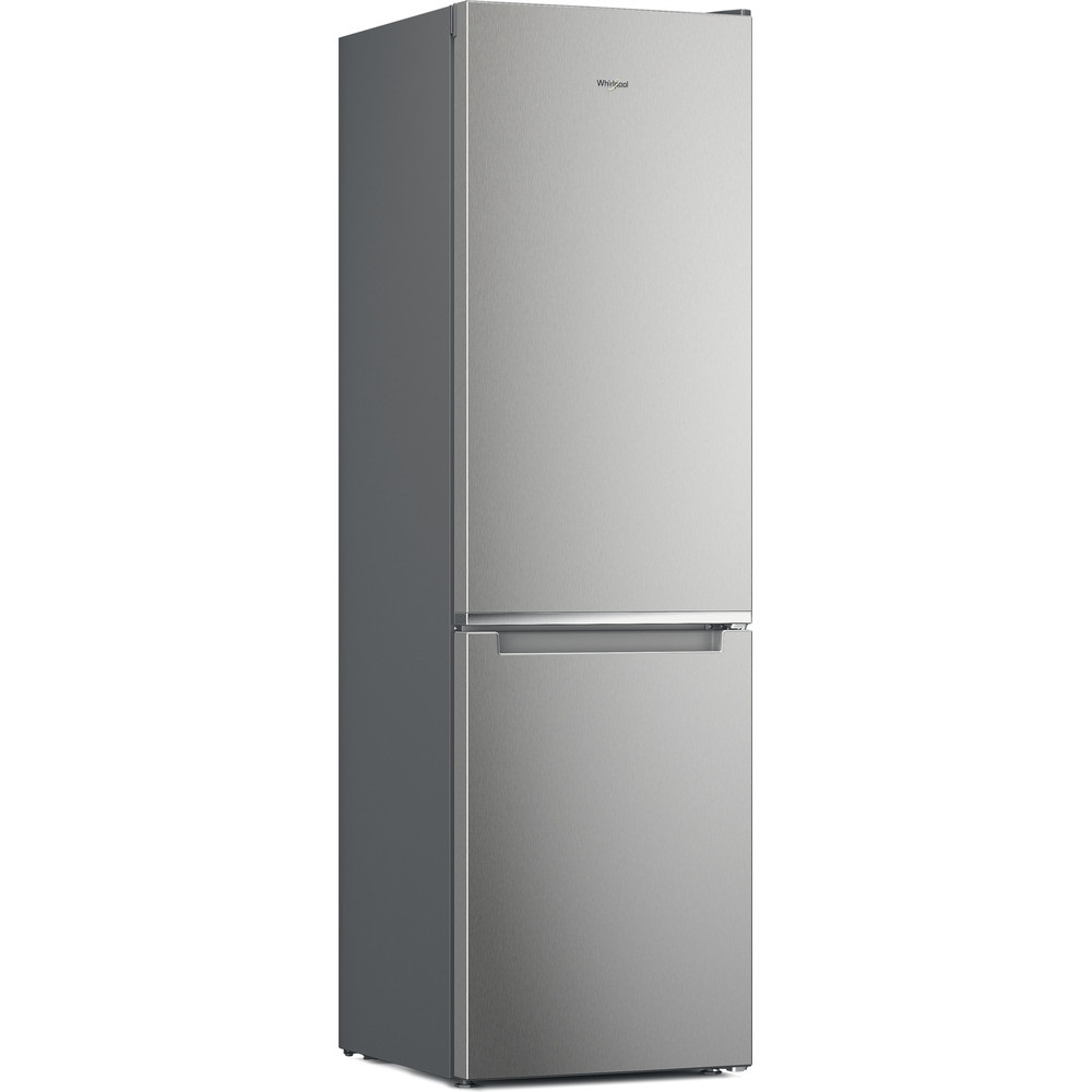 Whirlpool W7X 94A OX inox, alulfagyasztós, Hűtő:263L, Fagyasztó:104L, No frost hűtőszekrény